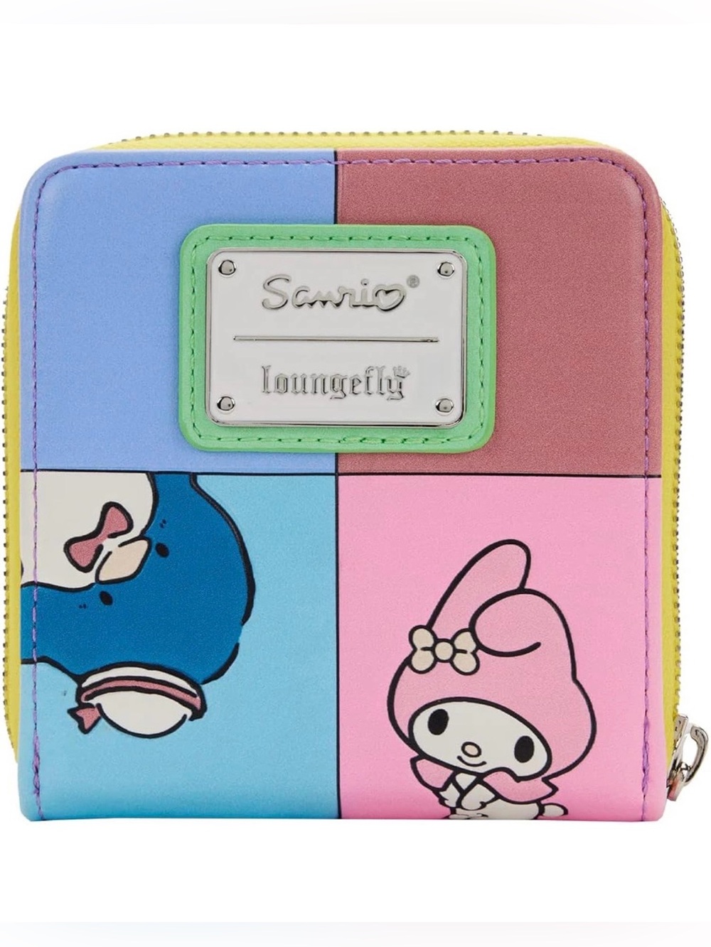 NWT Hello Kitty and Friends x Loungefly Color-Block Wallet Zip Around Rainbow